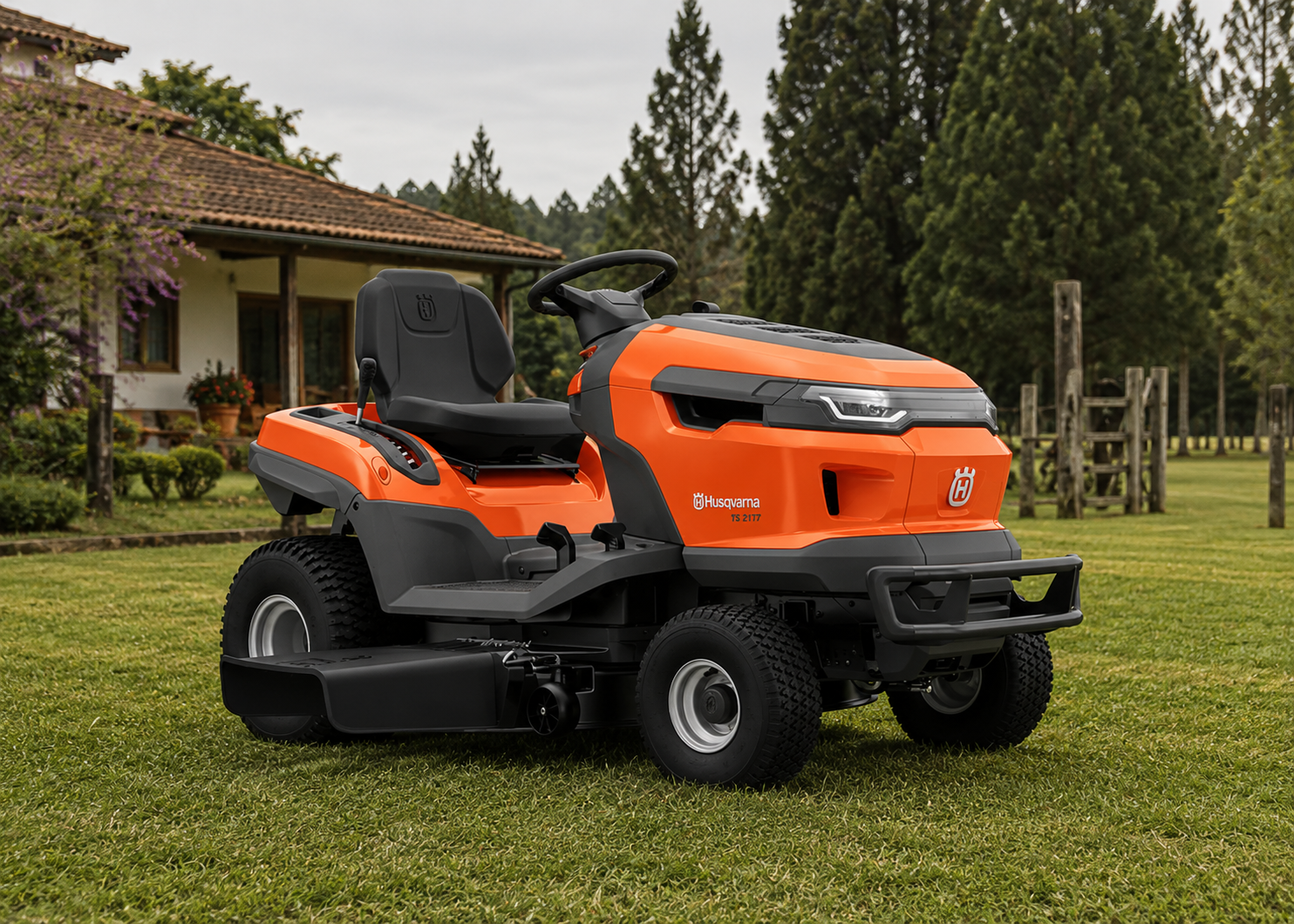 Trator cortador Husqvarna TS 217TM